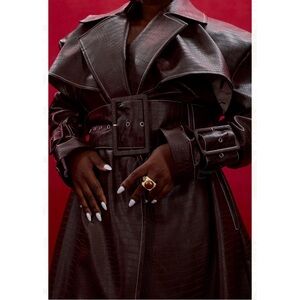 ❌SOLD❌Kai Collective Emani Brown Trench Coat